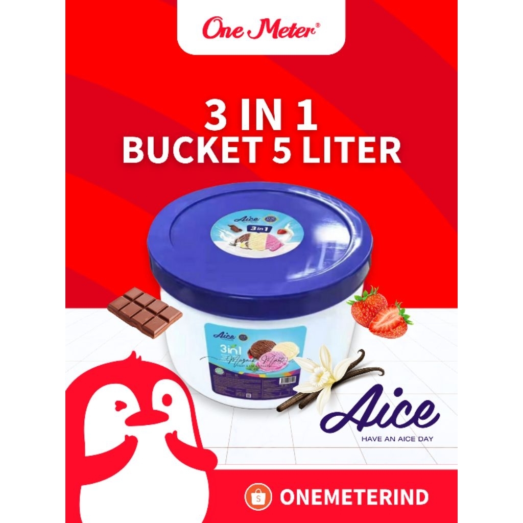 

Aice Ice Cream 8 Liter Bucket Series Es Krim