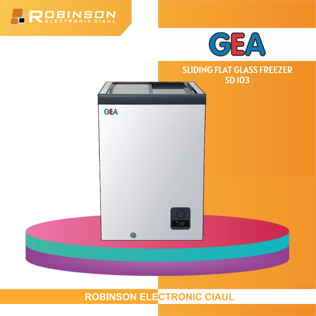Freezer Sliding Flat Glass  SD 103 Freezer Gea