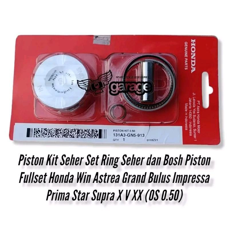 Piston Kit Seher Set Ring Seher Bosh Piston Fullset Honda Win Astrea Grand Bulus Impressa Prima Star