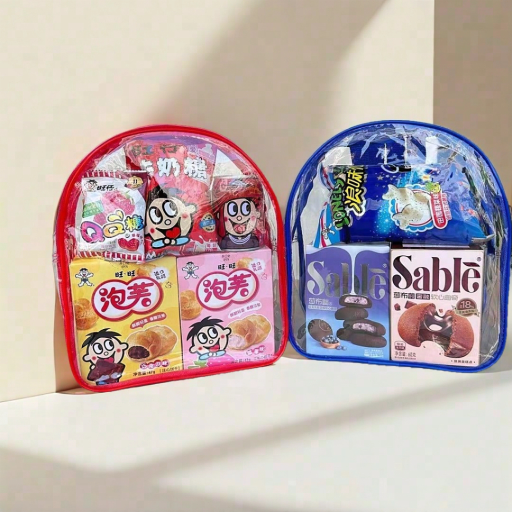 Clear Bag Backpack Goodie Bag / Tas Ransel Bening Transparan Goodie Bag Ulang Tahun