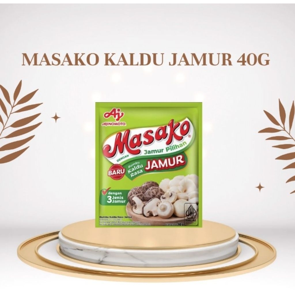 

MASAKO Bumbu kaldu rasa jamur 40G