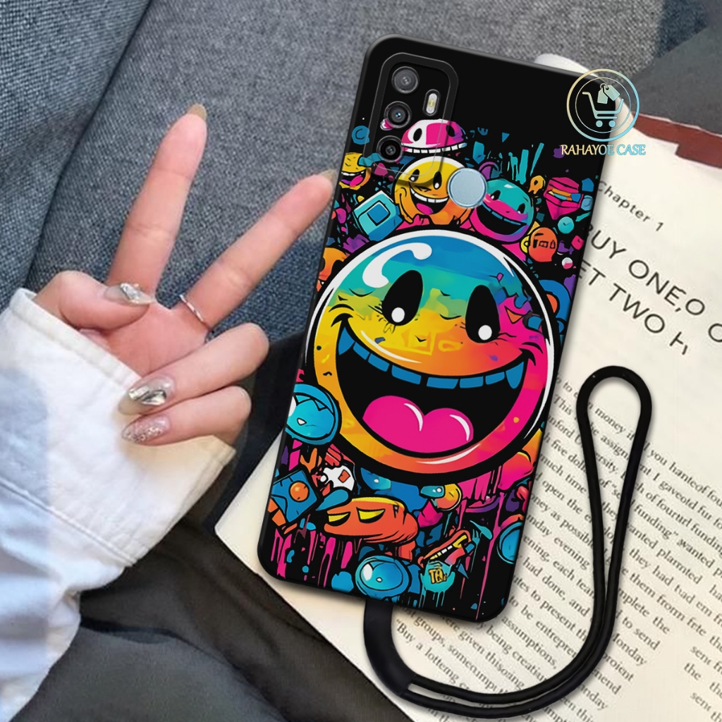 RAHAYOE - Softcase Oppo A53/A33/A53S Terbaru Free Tali Hp Case Oppo A53/A33/A53S Fashion Case Anime 