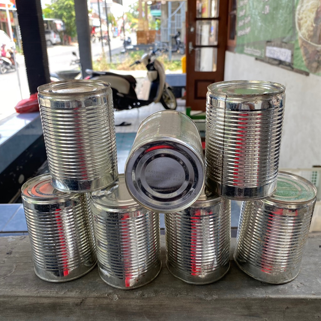 

kaleng susu bekas bersih