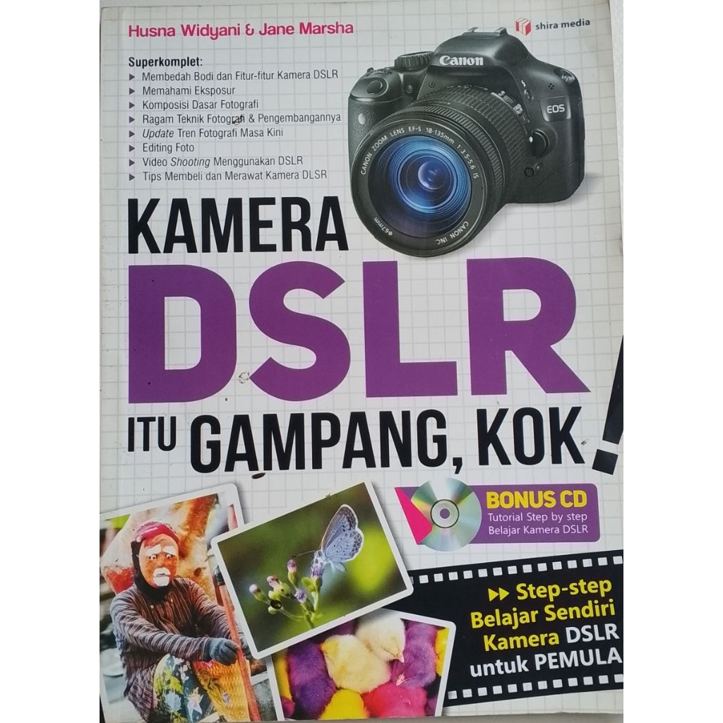 BUKU KAMERA DSLR ITU GAMPANG KOK BEKAS ORIGINAL