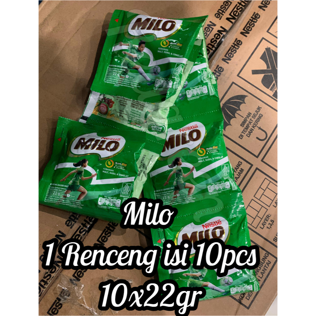 

milo active go 1 renceng isi 10pcs milo active go 10x22gr