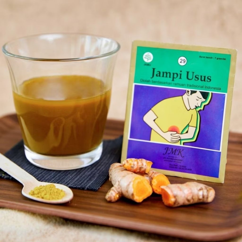 

1 sachet Jamu Jambi Usus Jmk Membantu pencernaan