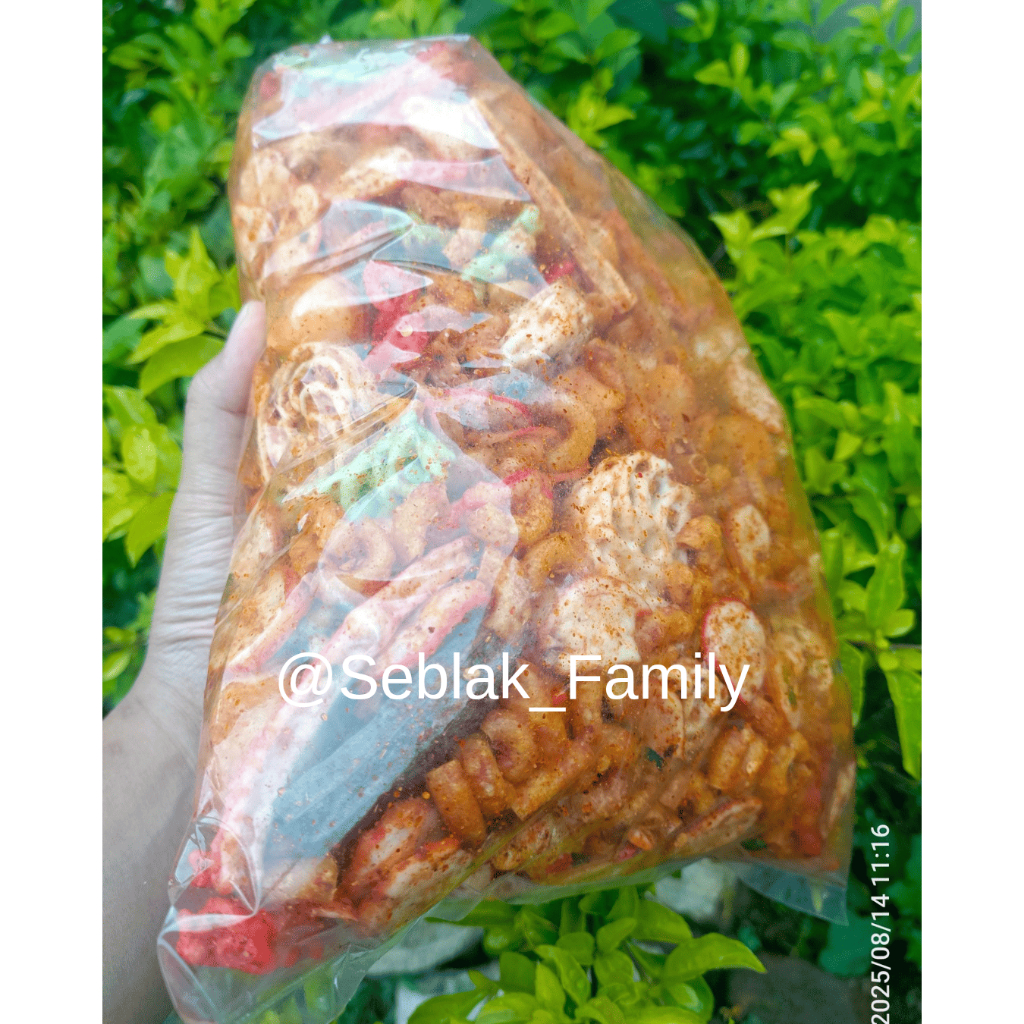 

Seblak Mix Pedas Daun Jeruk Kemasan 1 Kg