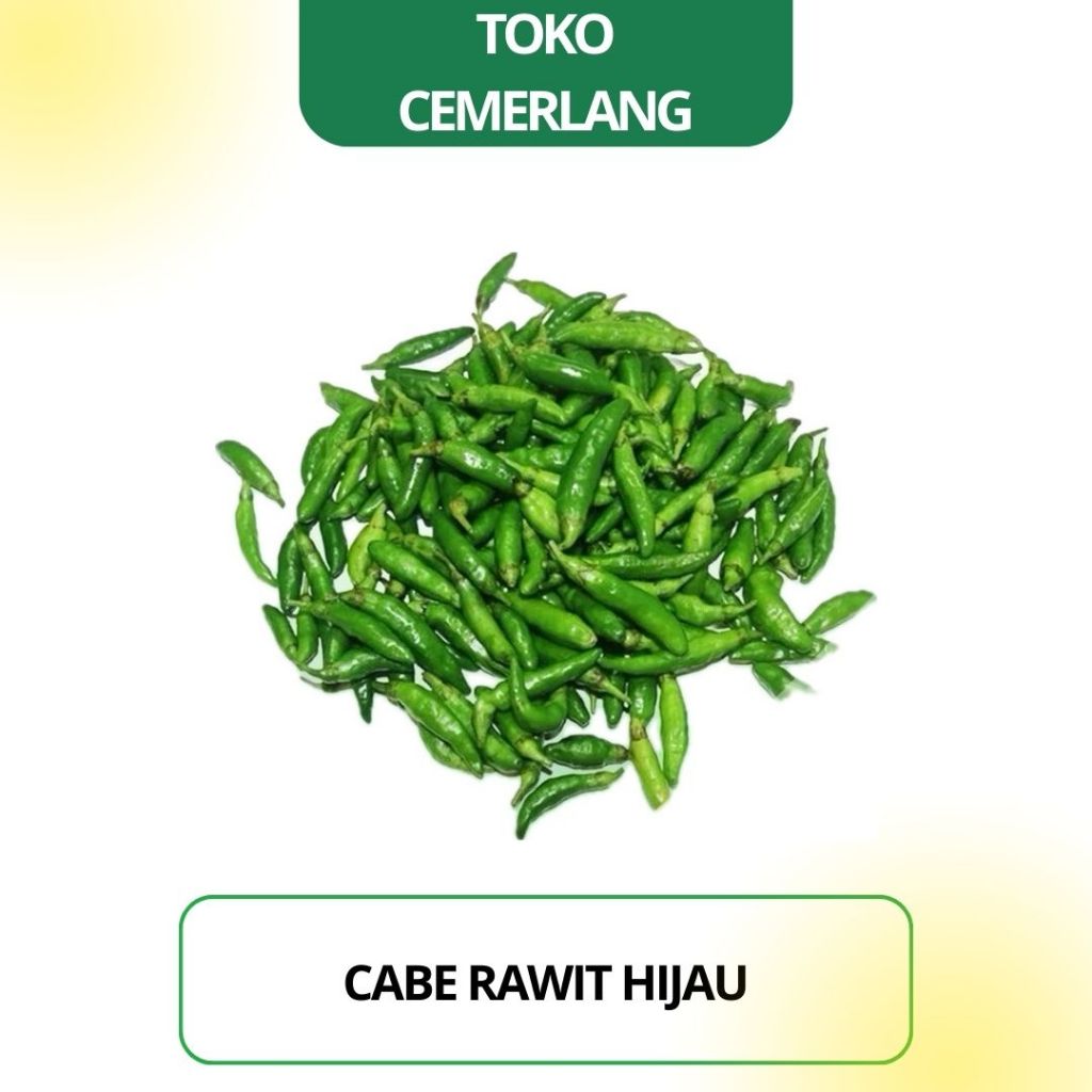 

Cabe Rawit Hijau 100 gr / 250 gr / 500 gr / 1 kg