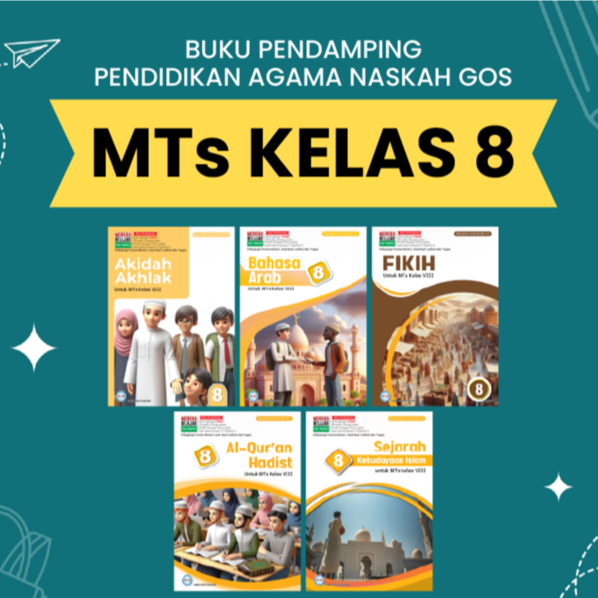 Buku Pendamping Pendidikan Agama Naskah Gos untuk Kelas 8 MTs