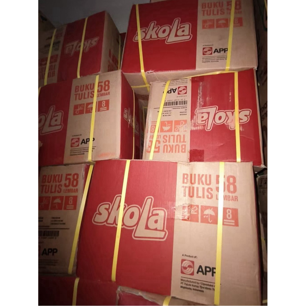 

BUKU TULIS SKOLA BY SIDU ISI 58 LEMBAR (1 KARTON ISI 240 BUKU)