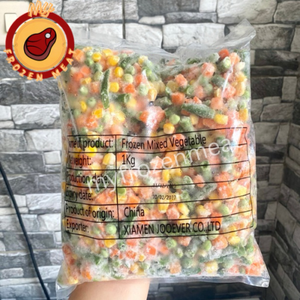 

Mixed Vegetable Frozen Import 100gr/500gr/1000gr | Sayur Beku Campur Jagung Wortel Kacang Polong