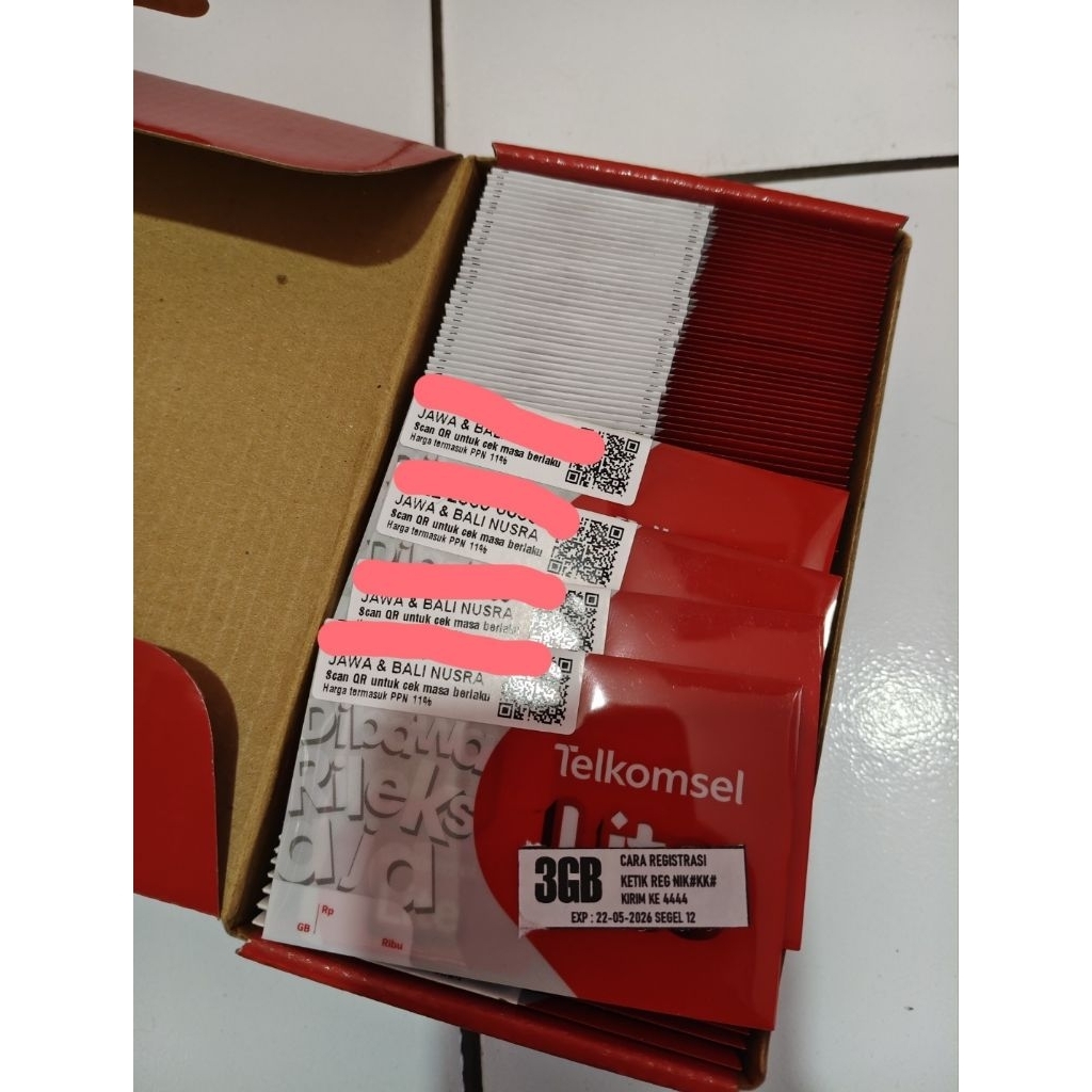 KARTU PERDANA INTERNET TELKOMSEL 3GB