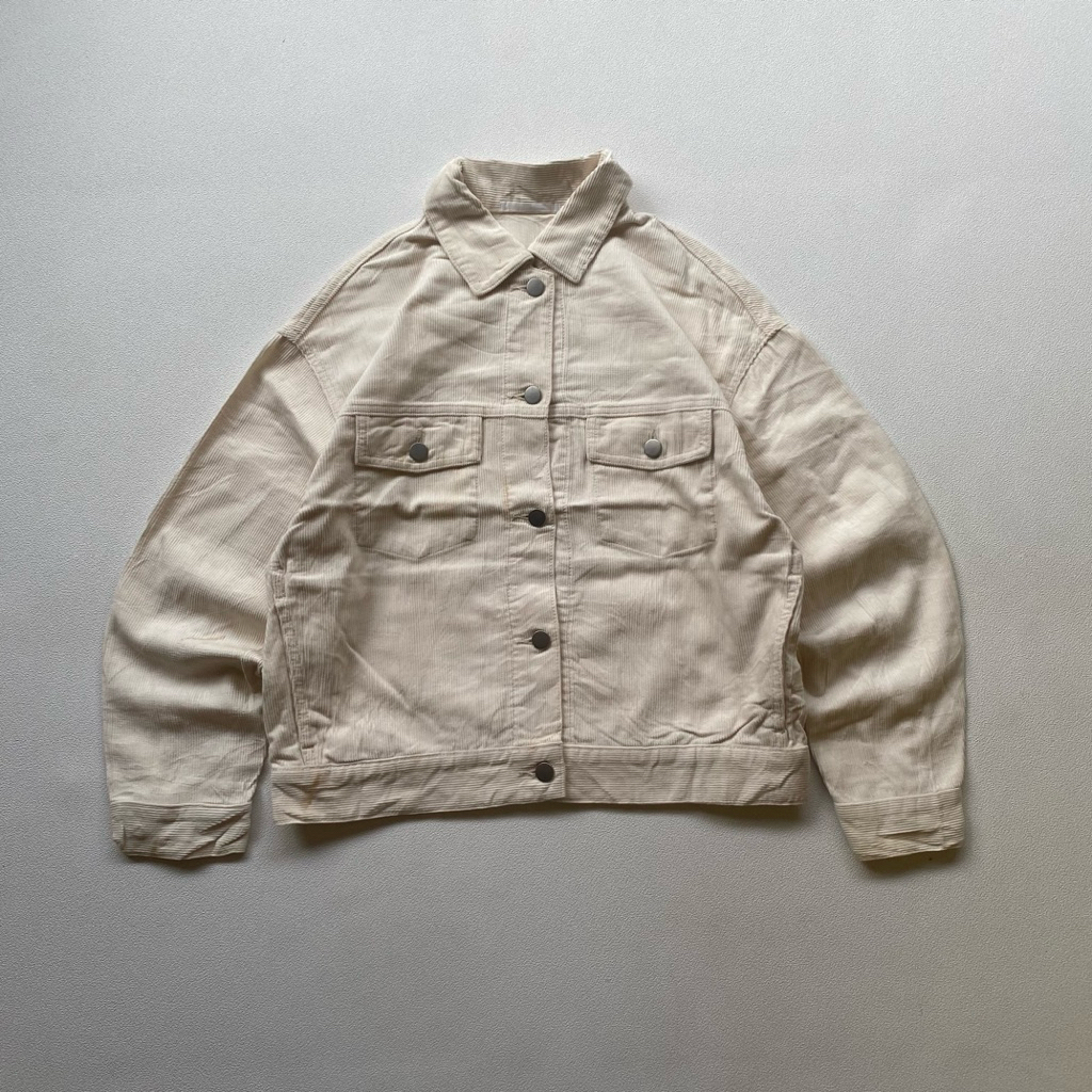 uniqlo outer corduroy trucker corduroy