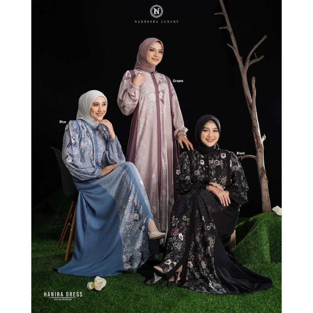 GAMIS DAILY HANIRA DRESS TERBARU BY NADEERA LUXURY