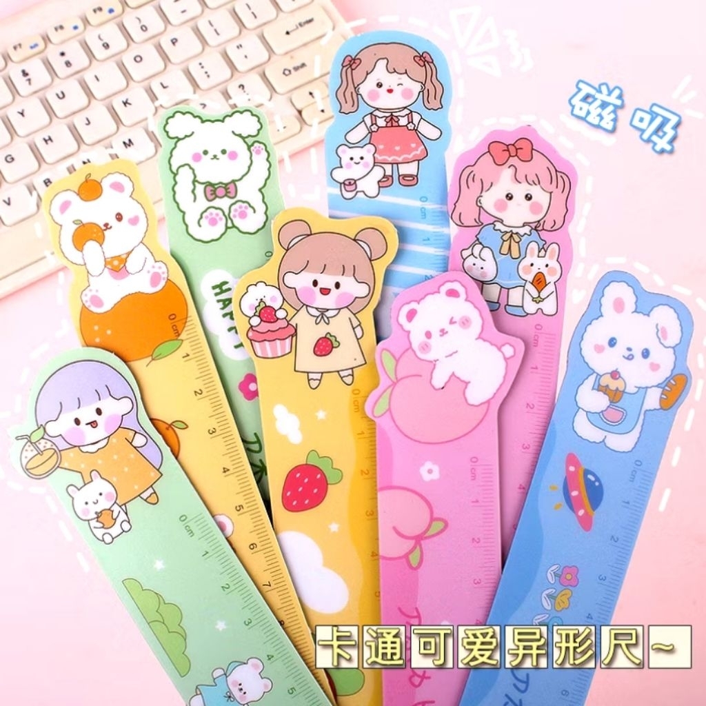 

Penggaris Lentur Flexible Magnet Motif Lucu