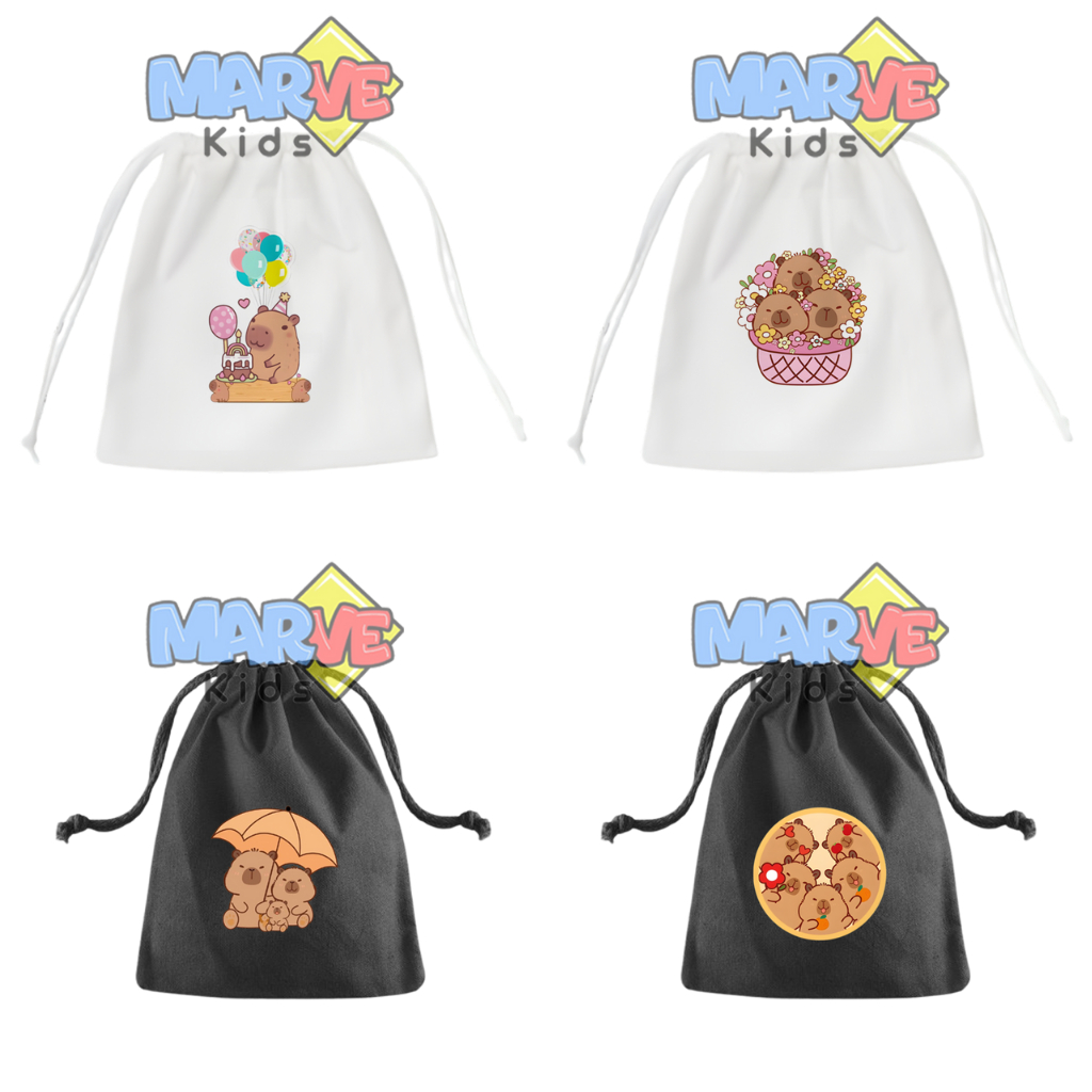 

Tas Pouch Bag Tas Anak Sekolah Capybara Tas Souvenir Hampers Goodiebag Goodie Bag Ulang Tahun