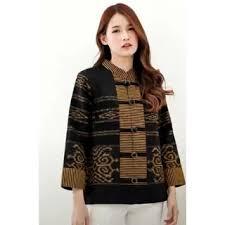 BLUS TENUN ATASAN WANITA BAJU TENUN MODEL ETNIK JEPARA