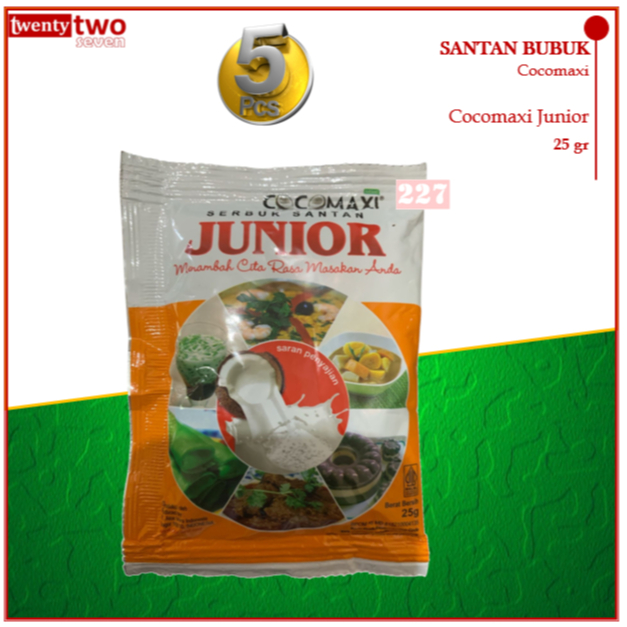

[5 pcs] Cocomaxi Santan Kelapa Bubuk Junior 25 gr