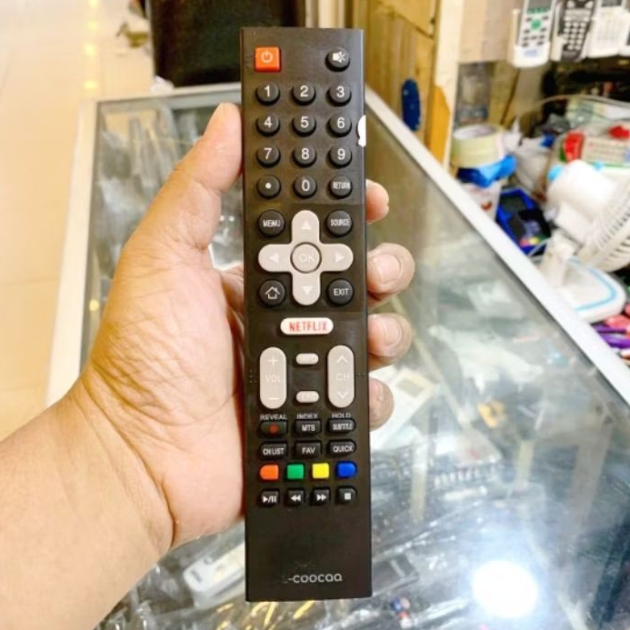 REMOT REMOTE TV COOCAA ANDROID 32S5C 40S5C NETFLIX GRADE ORI