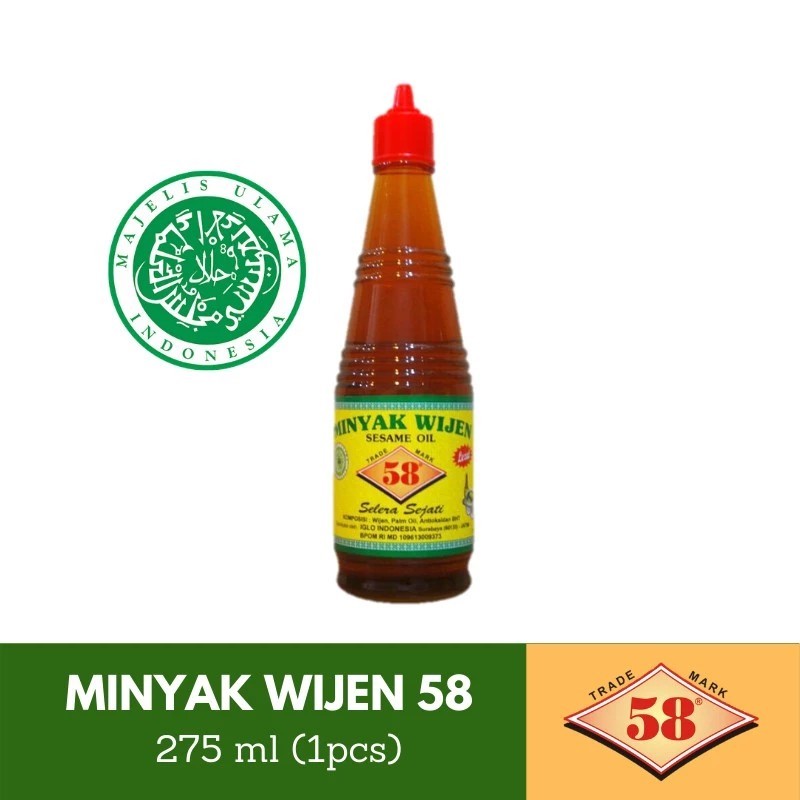 

Saos 58 - Minyak Wijen Halal (275 ml)