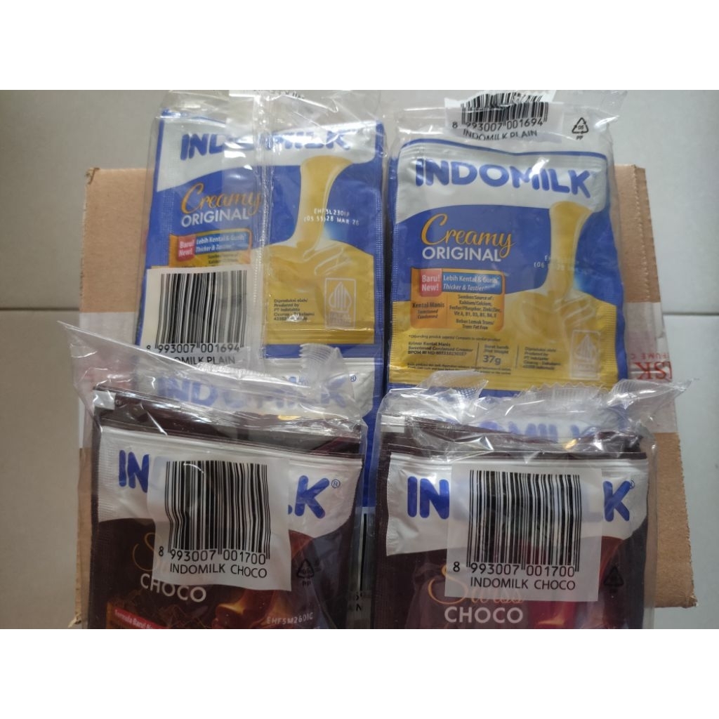 

1 KARTON SUSU KENTAL MANIS INDOMILK SACHET HARGA 1 DUS ISI 20 RENCENG