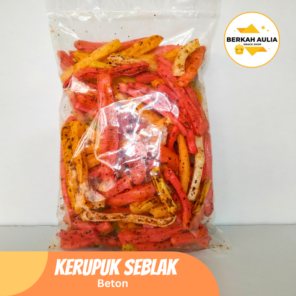 

Kerupuk Seblak Beton, Pedasnya Bikin Nagih!