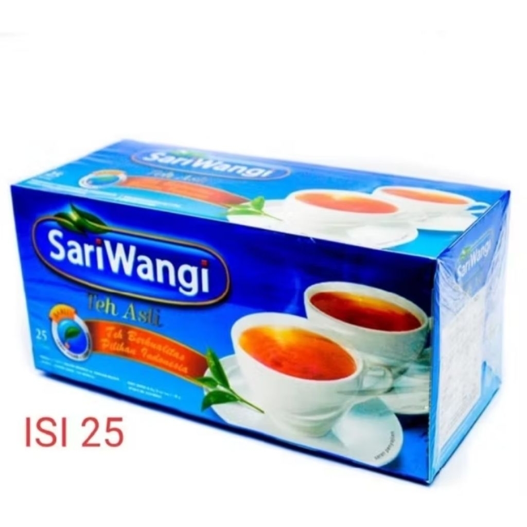 

TEH SARI WANGI 100% TEH ASLI ( ISI 25 kantong )