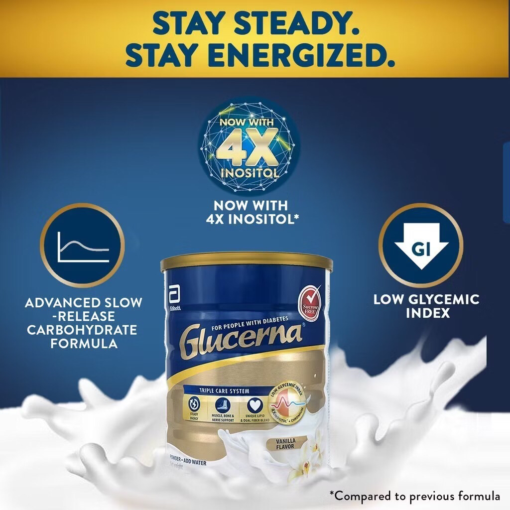 

Abbott Glucerna Triple Care Powder Vanilla/Chocolate/Wheat 800g