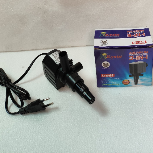 KT-1200S Pompa Celup Aquarium Aquascape Power Heads 3in1 / KYOTO KT 1200 S