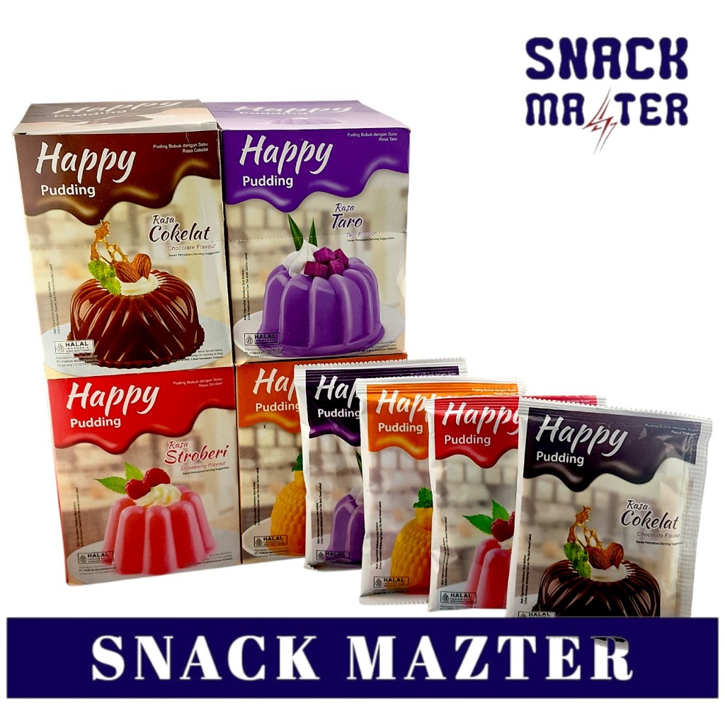 

Nutrijell Happy Pudding Instant Ekonomis BOX - Netto 60 gr x 10 bks