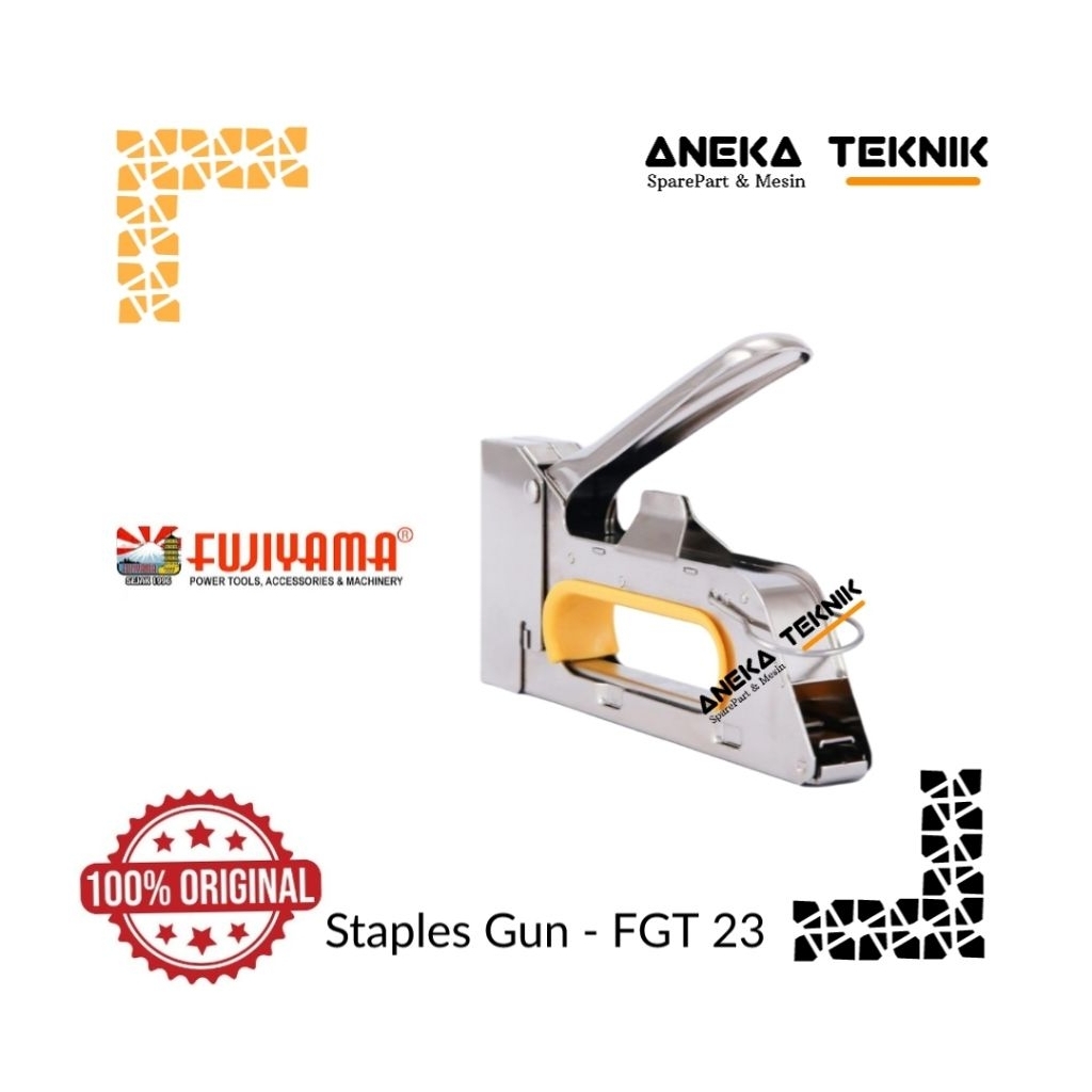 

Aneka Teknik - Staples Gun / Staples Tembak Fujiyama FGT-23 Tools Asli & Berkualitas