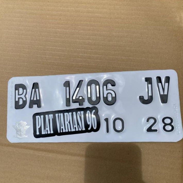 Plat baut tanam motor custom plat nomor motor lipat baut tanam