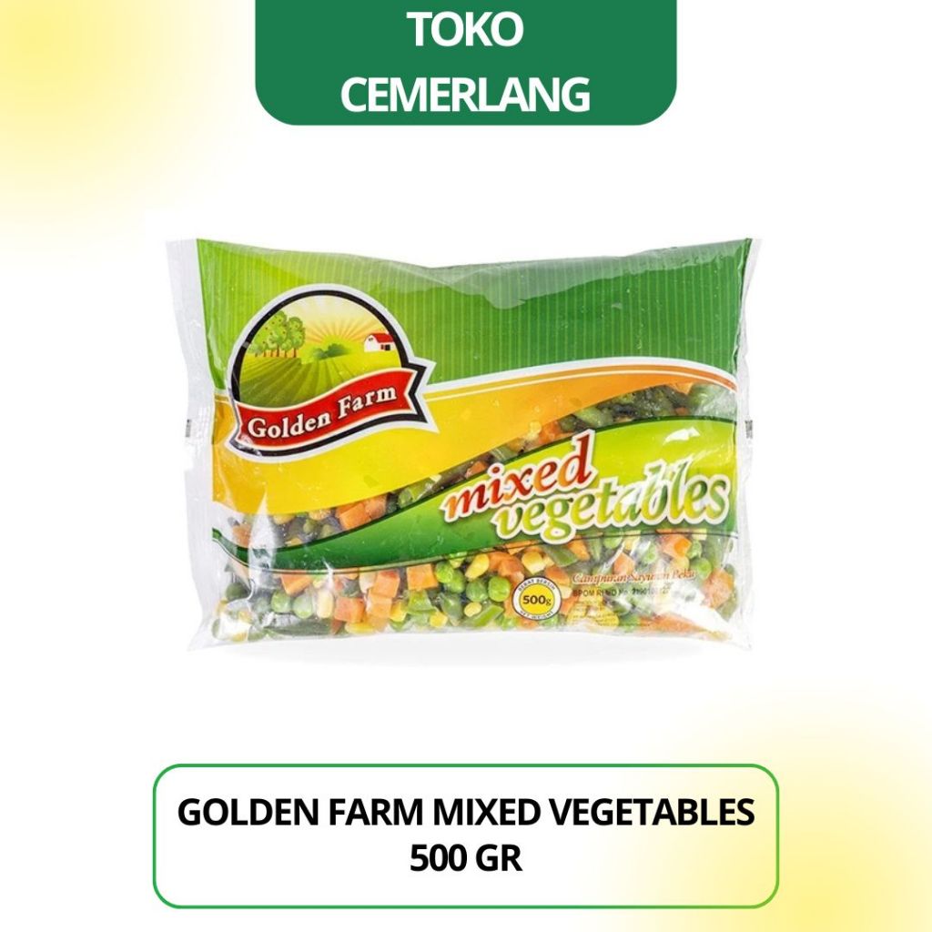 

Mixed Vegetables Golden Farm Frozen 500 gr