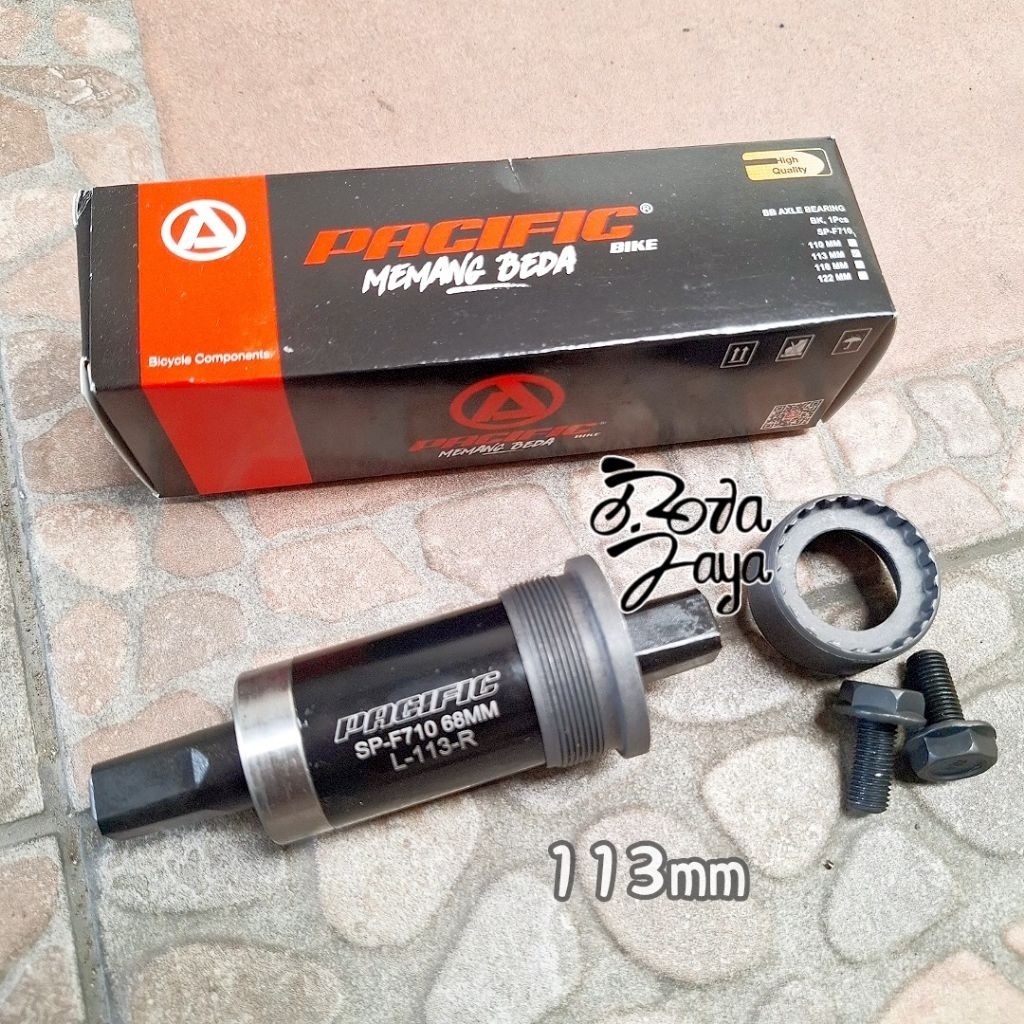 113mm AS BB GIR sepeda MTB BEARING  BB GIR BEARING MODEL KOTAK PACIFIC 113 mm