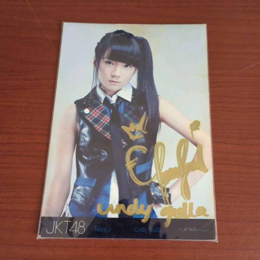 Photopack Cindy Gulla ex JKT48 With sign tanda tangan