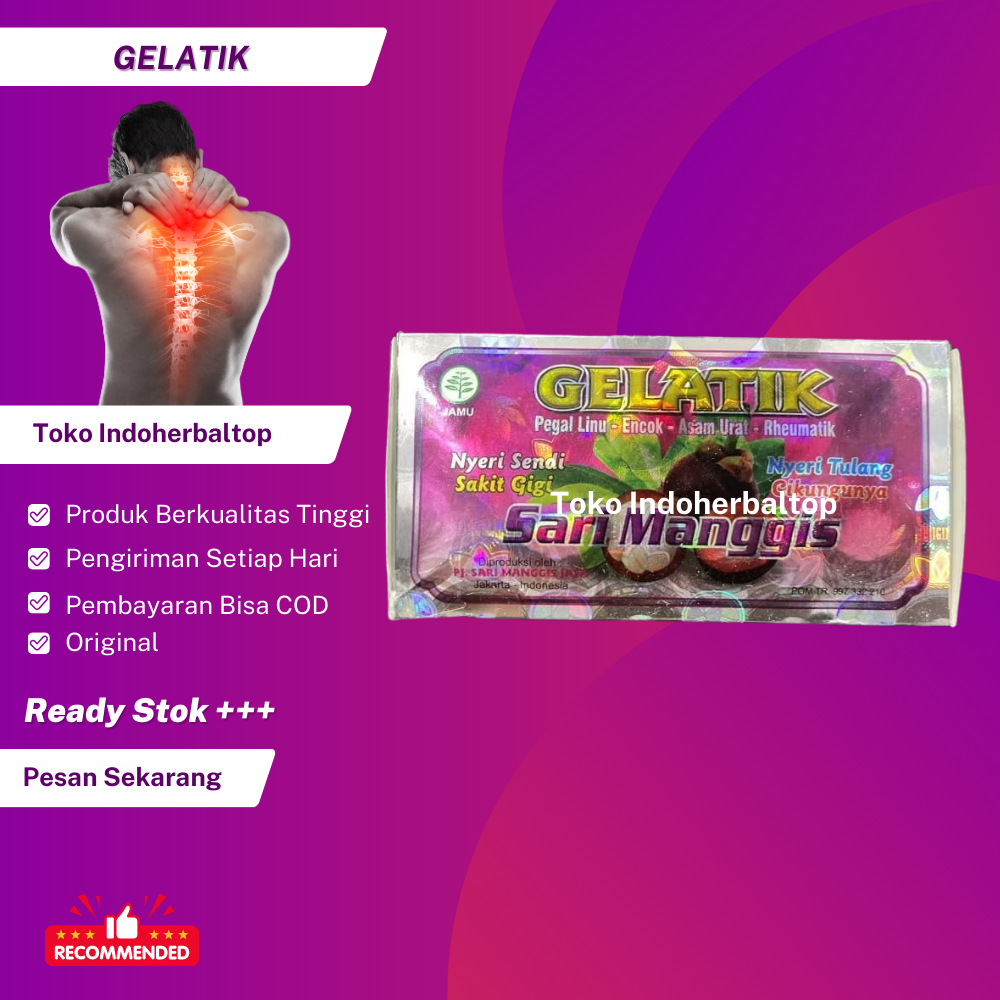 

Gelatik (Kotak) Original Kapsul (Asam Urat)