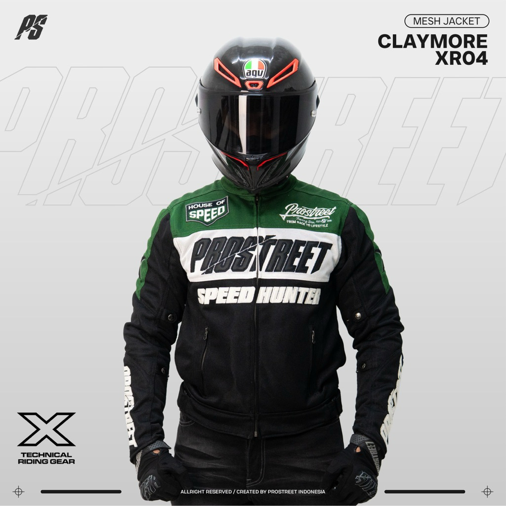 JAKET MESH PROSTREET CLAYMORE XR04 ORIGINAL
