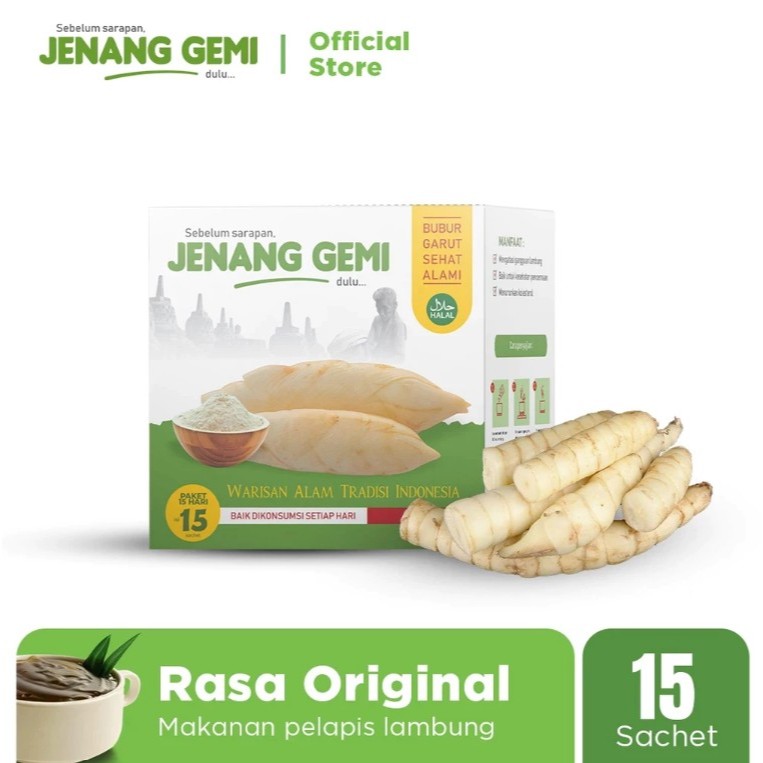 

Jenang Gemi Sehat Isi 15 Sachet Rasa Manis Baik untuk Maag Asam Lambung Gerd