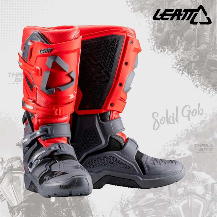 Sepatu Leatt 5.5 Enduro - Red