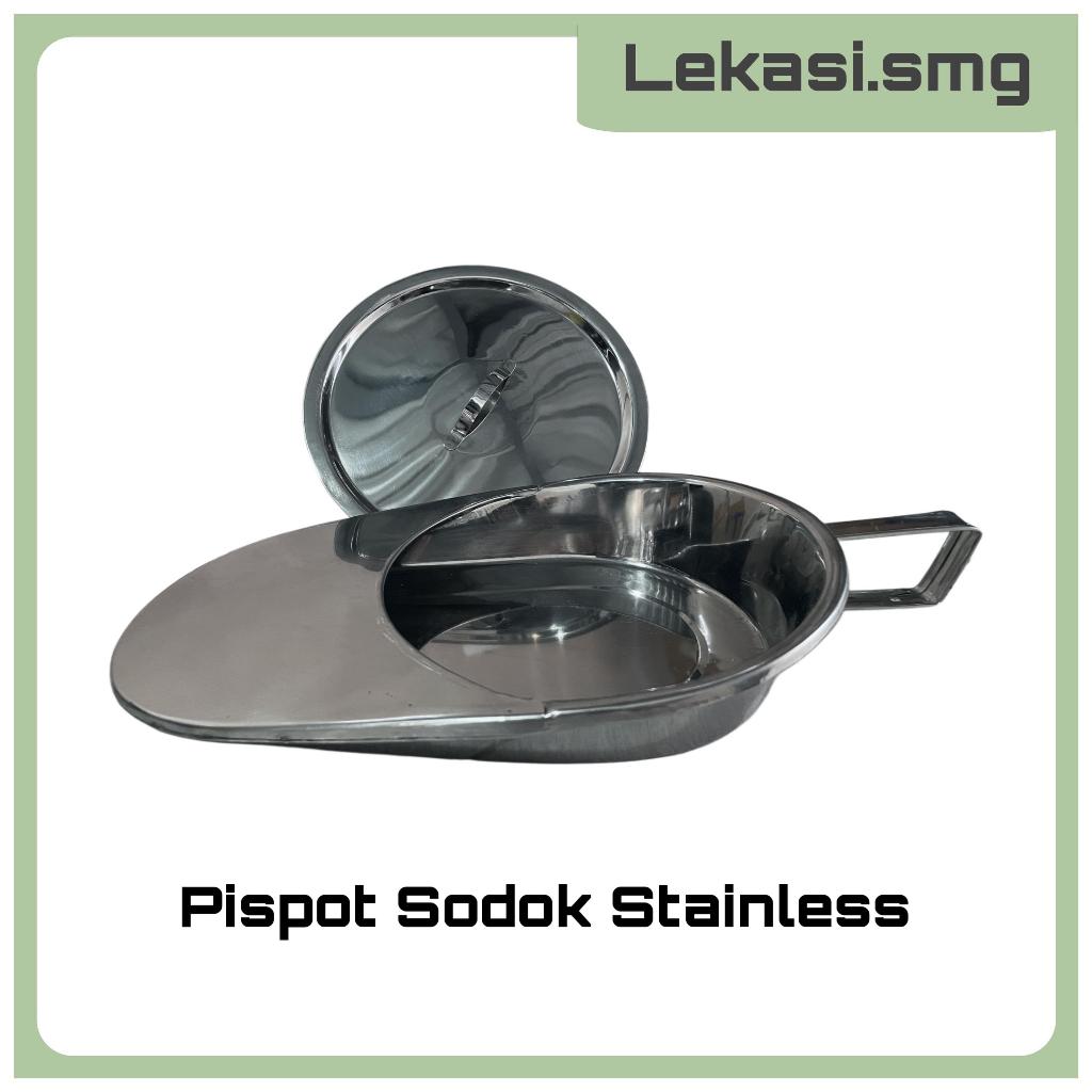 Pispot Sodok Stainless BAB | Pispot Stainless (Stick Pan)