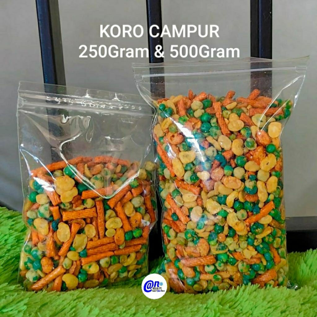 

KACANG CAMPUR KORO CAMPUR 500Gr dan 250Gr