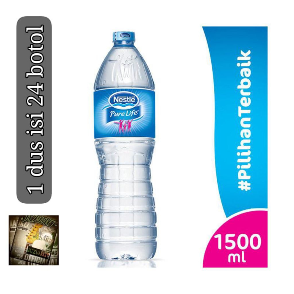 

Nestle pure life air mineral 1500ml (1 dus isi 24 botol)