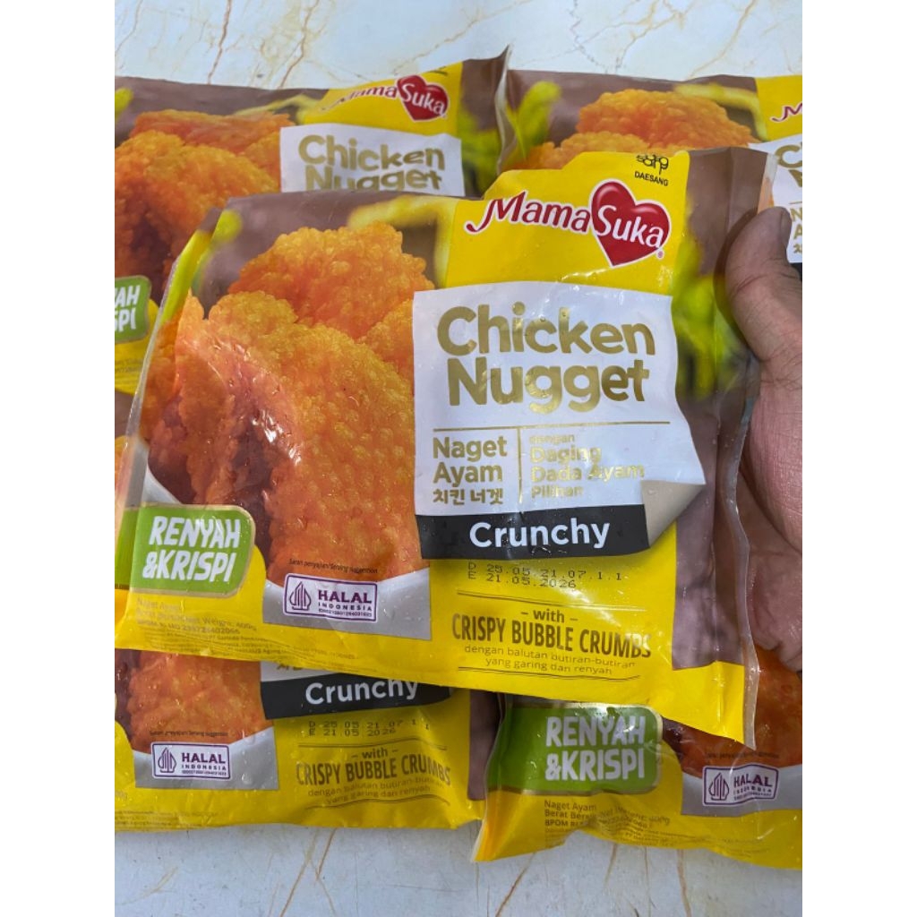 

chicken nugget crispy bubble crumb mamasuka 400g