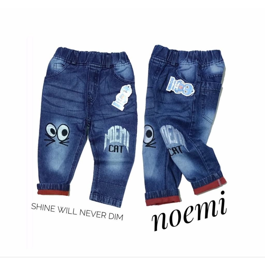Celana Anak Jeans Panjang Noemi Cat 1-4 tahun
