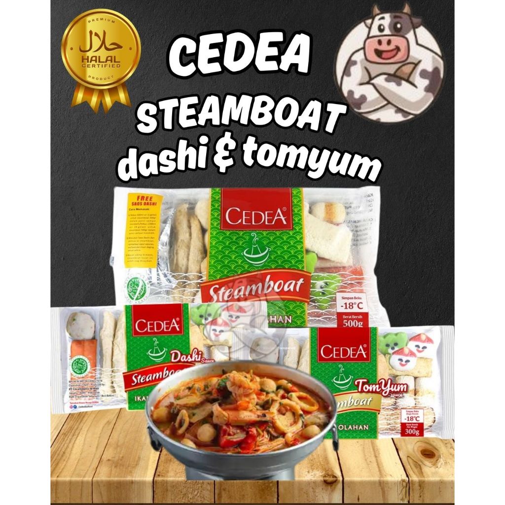 CEDEA STEAMBOAT/SUKI-SUKI/ SUKI TOMYUM/ SUKI MIX (DASHI&TOMYUM) 300GR-500GR