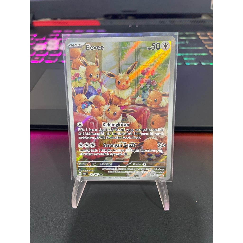 Pokemon TCG Indonesia sv6s Eevee 191/167 AR
