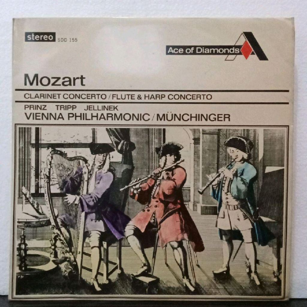 Vinyl Piringan Hitam 12 inch Mozart - Clarinet Concerto