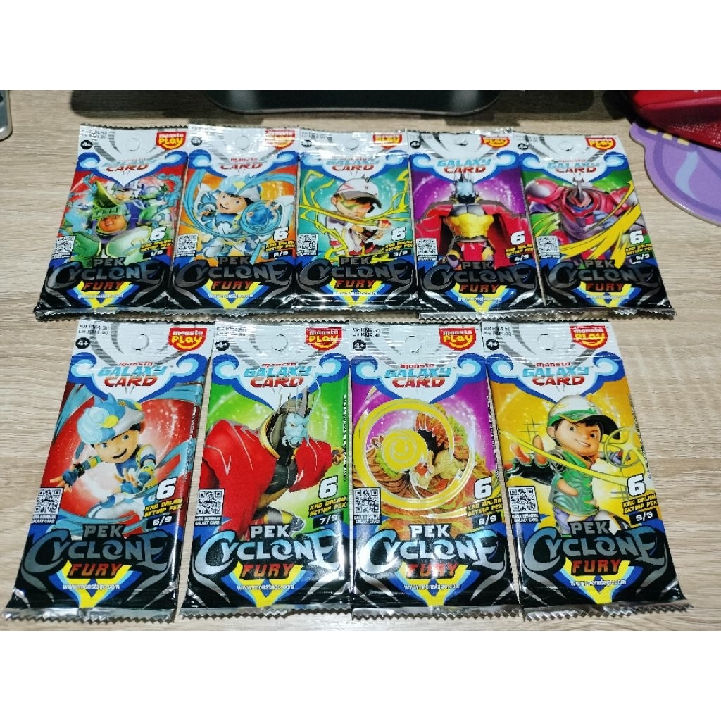 Monsta Galaxy Card Pek Cyclone Fury Malaysia