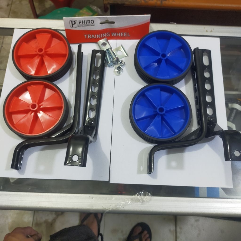 roda samping phiro sepeda ukuran 12, 16 18 20inch roda samping sepeda anak anak roda bantu