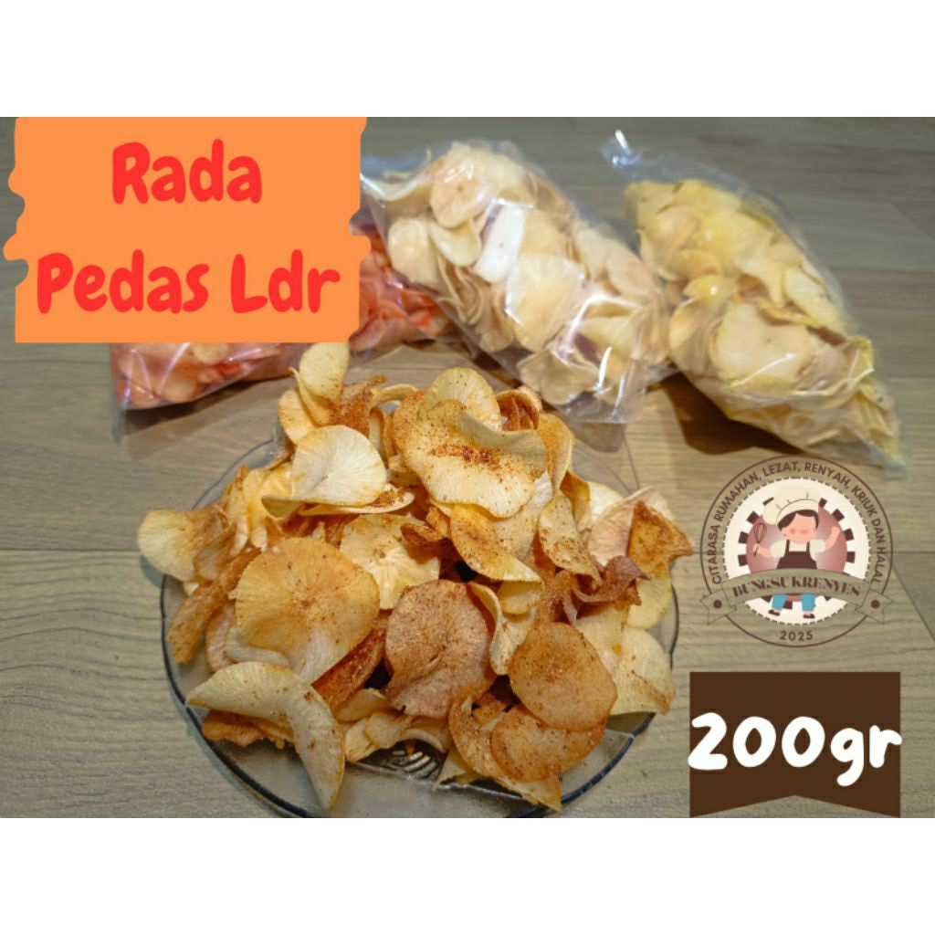 

COD Kripik Singkong Terrenyah Gurih 500gr Varian Pedas Ldr Murah